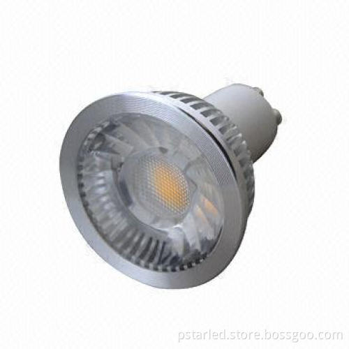 6W COB GU10 high bright LED light with 25/40/60 degrees